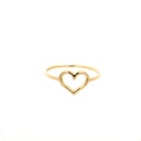ANILLO CORAZON ORO AMARILLO      