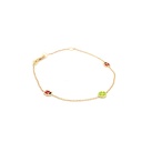 PULSERA MARIQUITA TREBOL ORO AMARILLO            