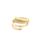 ANILLO ESPIRAL ORO AMARILLO               