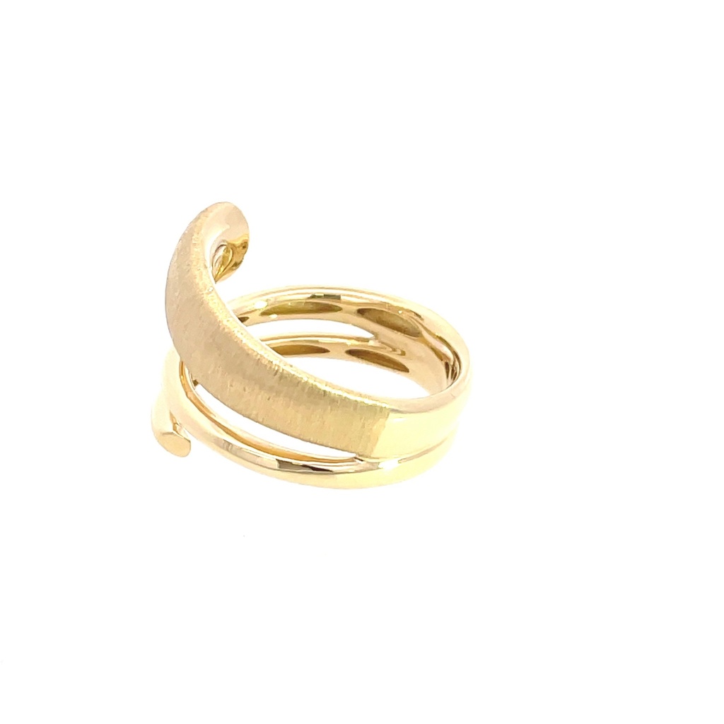 ANILLO ESPIRAL ORO AMARILLO      
