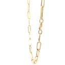 CADENA PAPER CLIP ORO AMARILLO            
