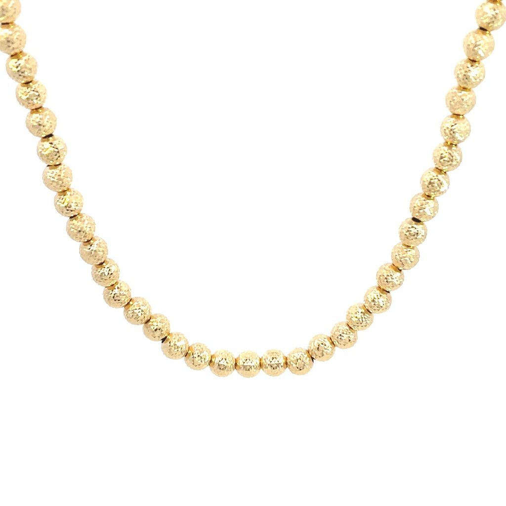 GARGANTILLA MILITAR DIAMANTADA ORO AMARILLO     