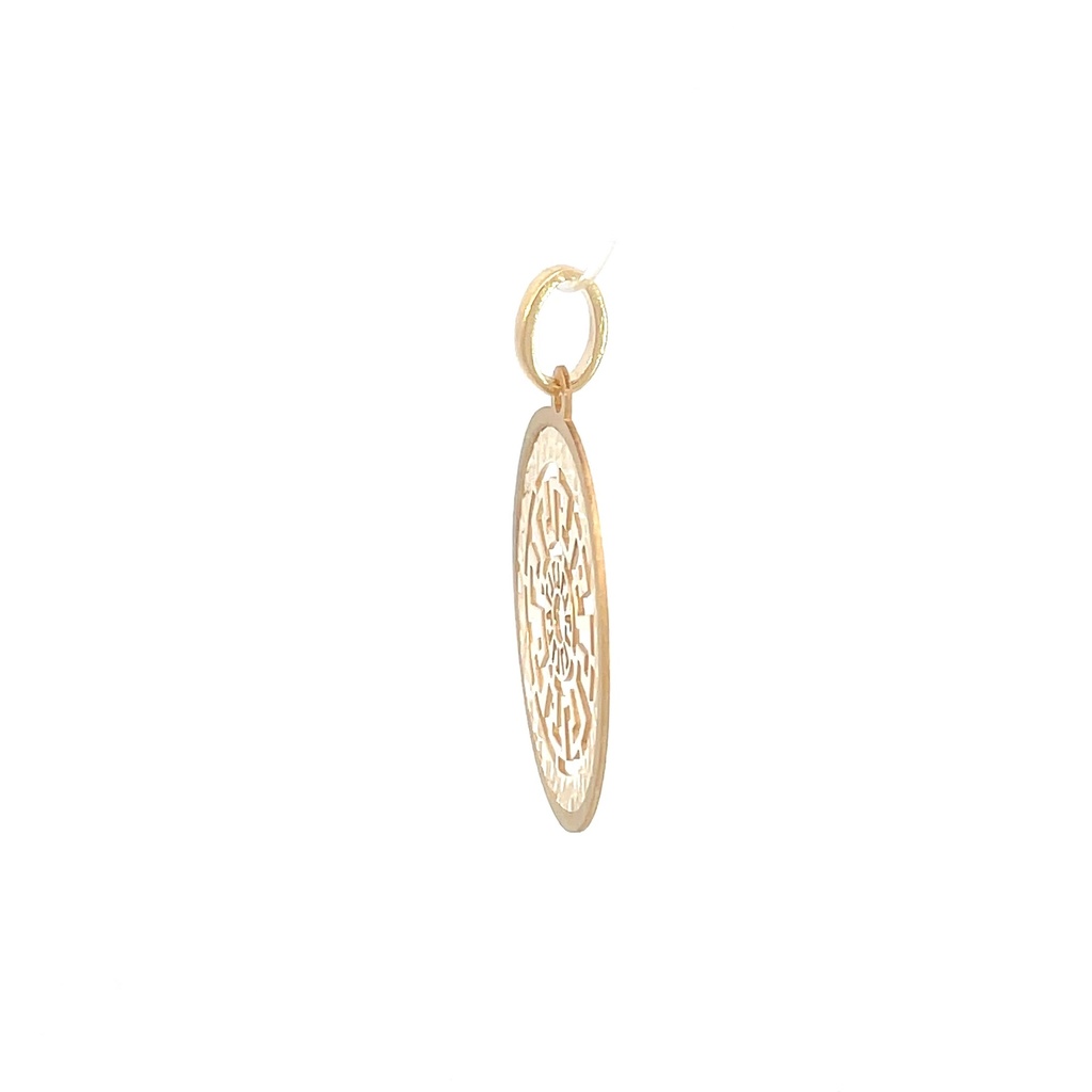 DIJE VERSACE DIAMANTADO ORO AMARILLO            