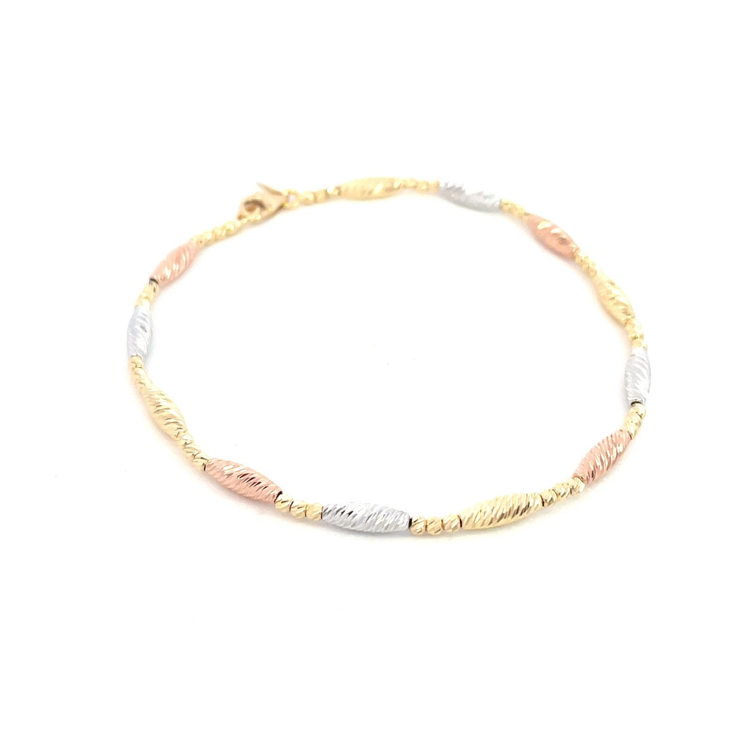 PULSERA ESPECIAL TRES OROS      