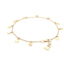 PULSERA ESTRELLITAS ORO AMARILLO               