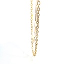 CADENA DOBLE PAPER CLIP ROLON ORO AMARILLO      