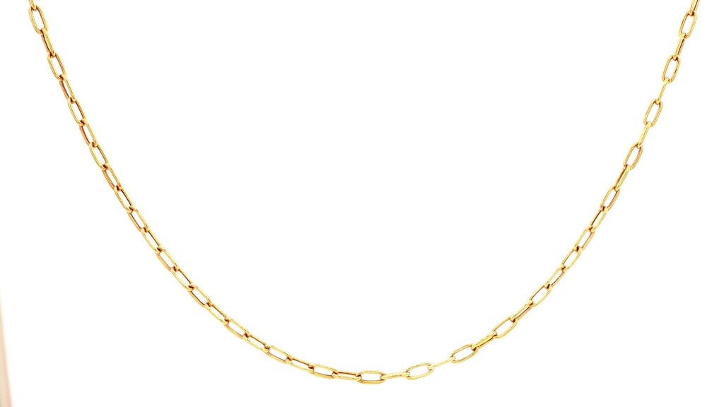 CADENA PAPER CLIP ORO AMARILLO 