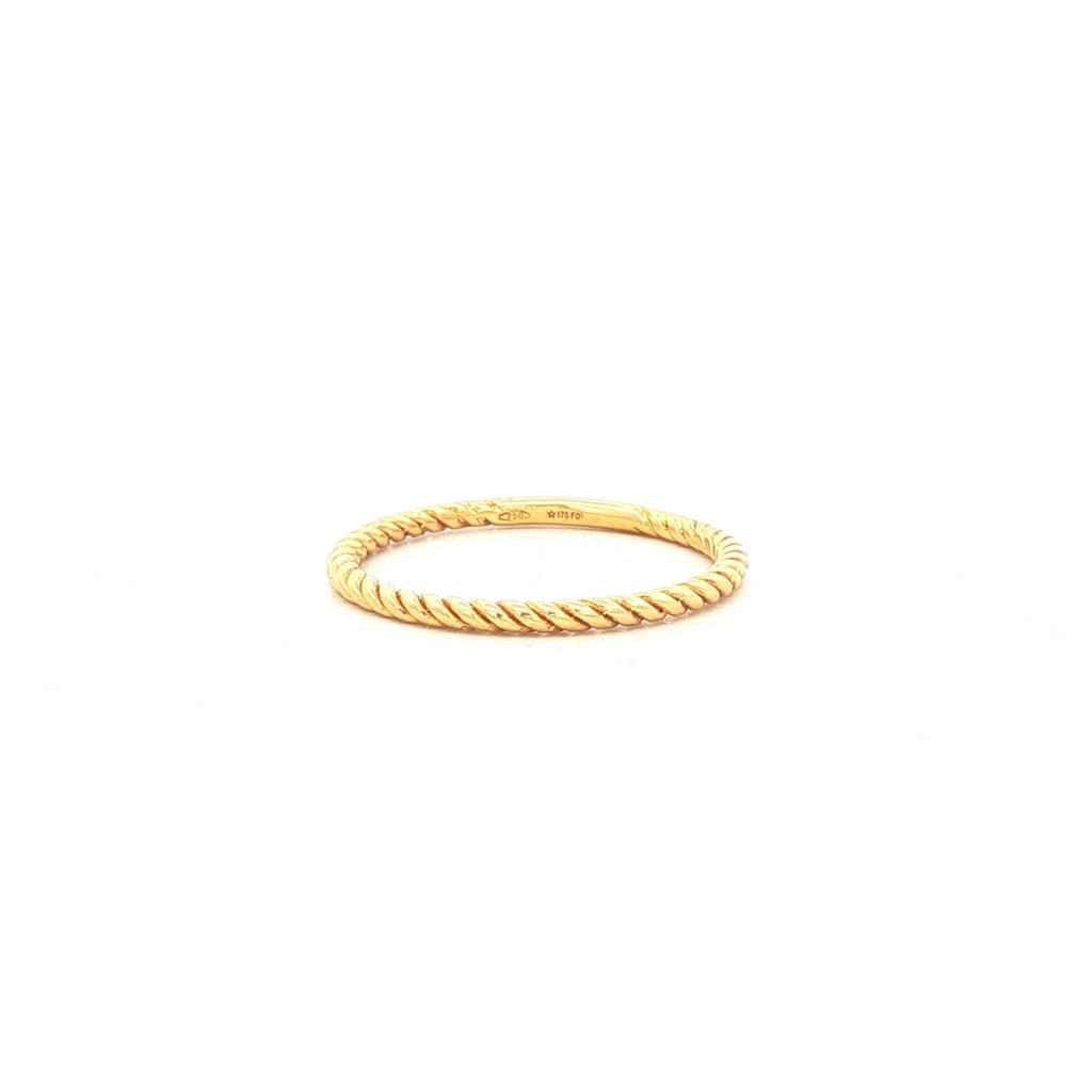 ANILLO MELCOCHA ORO AMARILLO