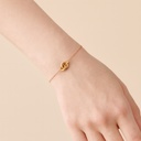 PULSERA AROS ORO AMARILLO