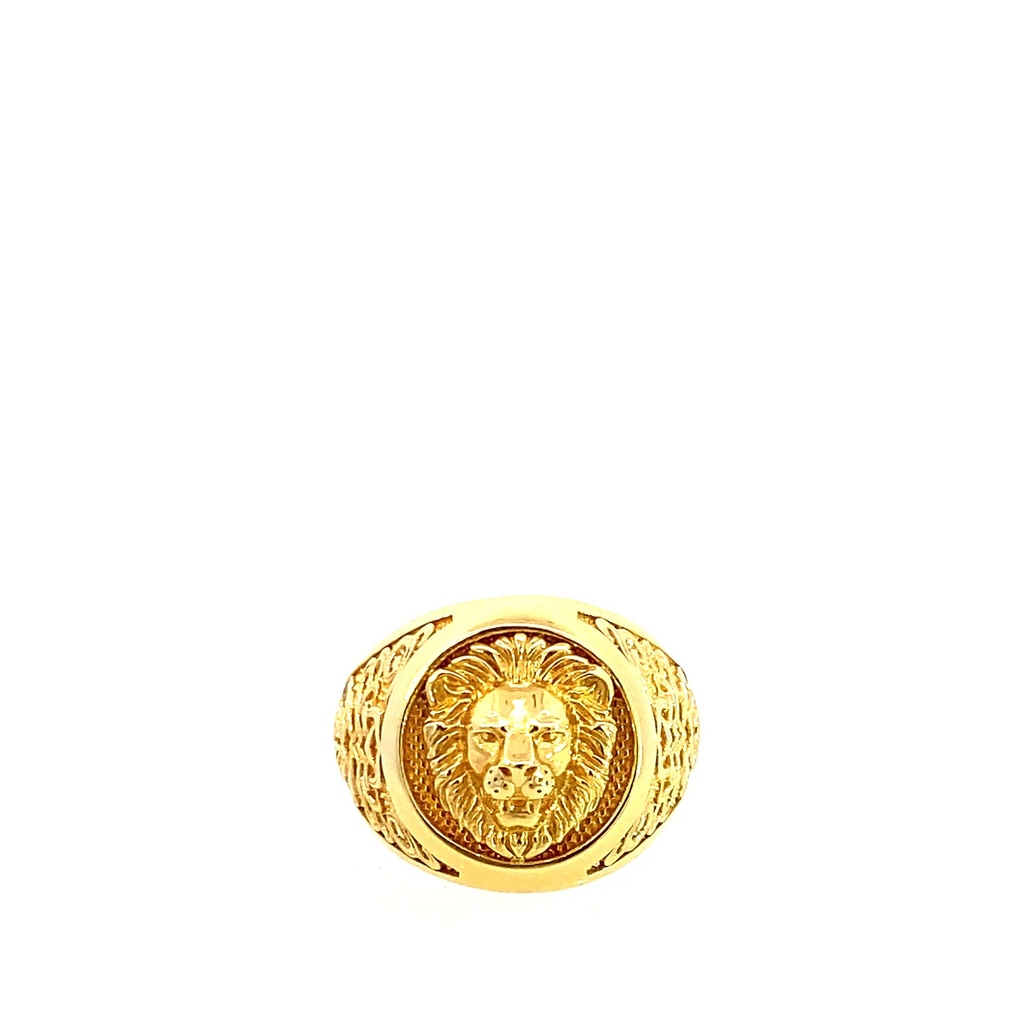 ANILLO LEON ORO AMARILLO