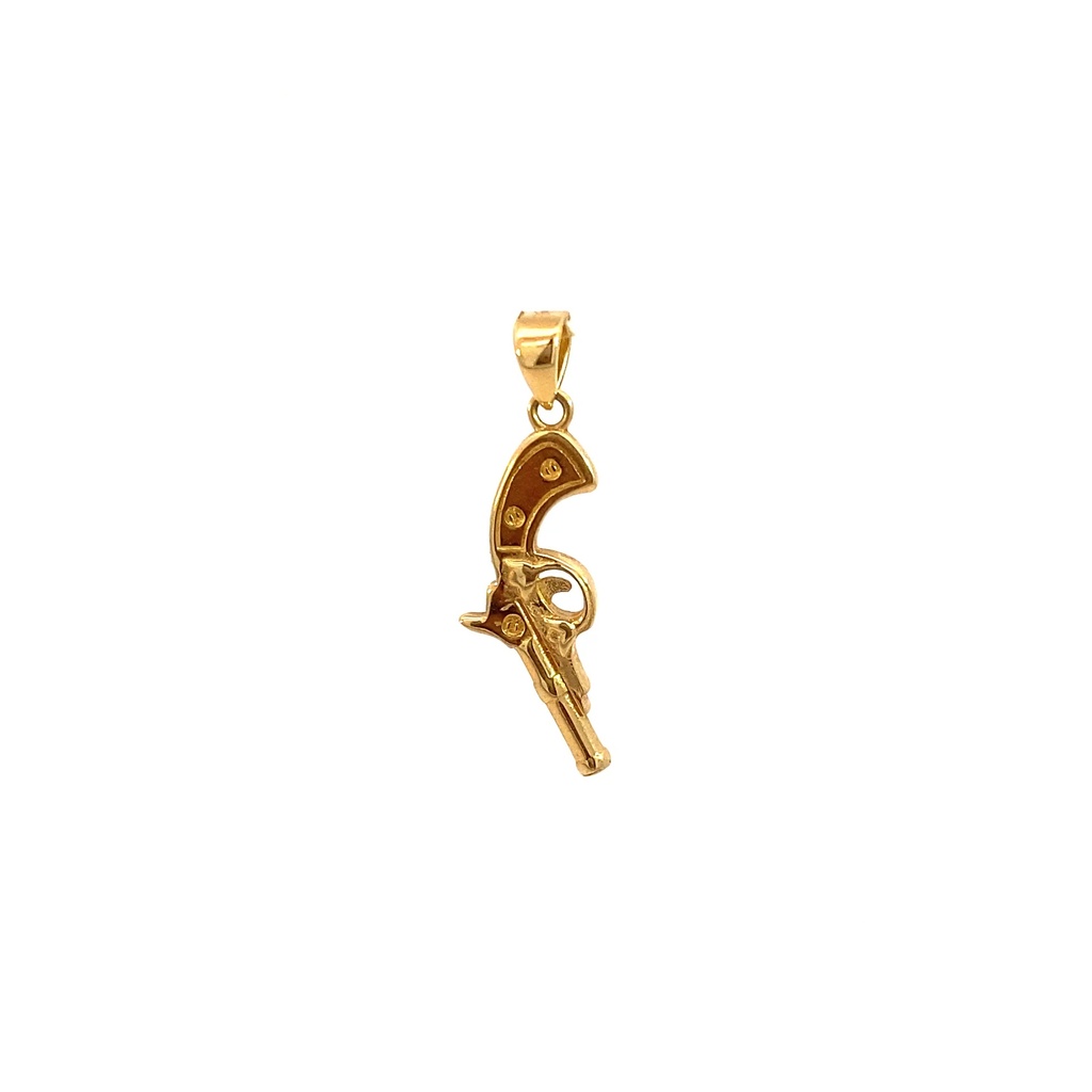 DIJE PISTOLA ORO AMARILLO