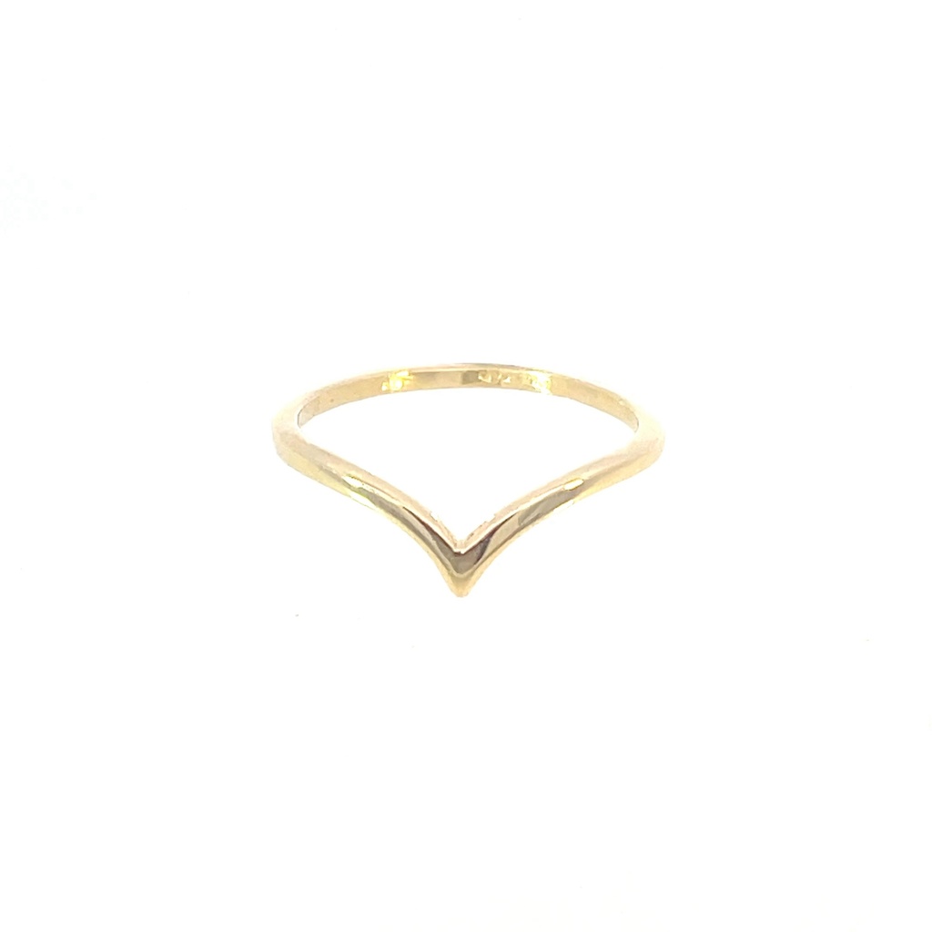 ANILLO EN V ORO AMARILLO            