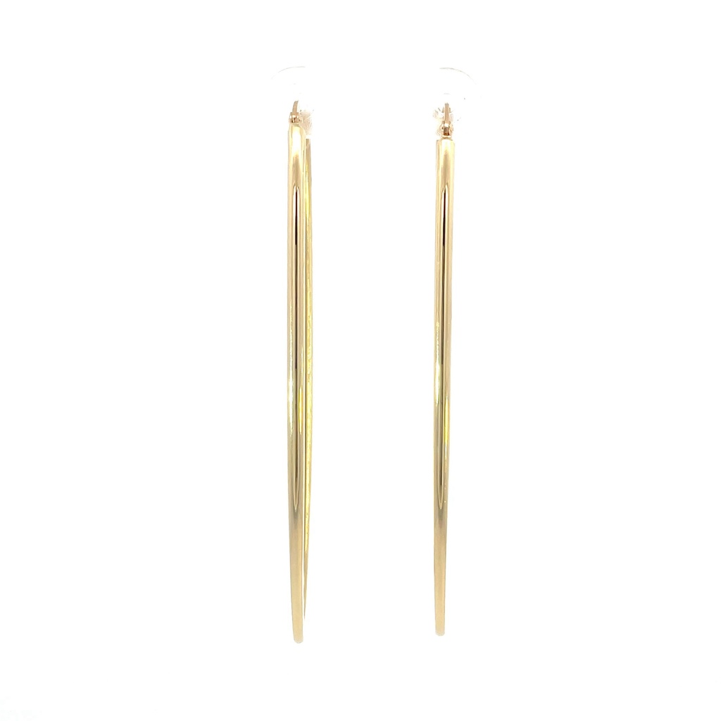 268905 CANDONGAS OVALADAS ORO AMARILLO   