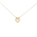 CADENA VAN CLEEF BLANCO ORO AMARILLO    