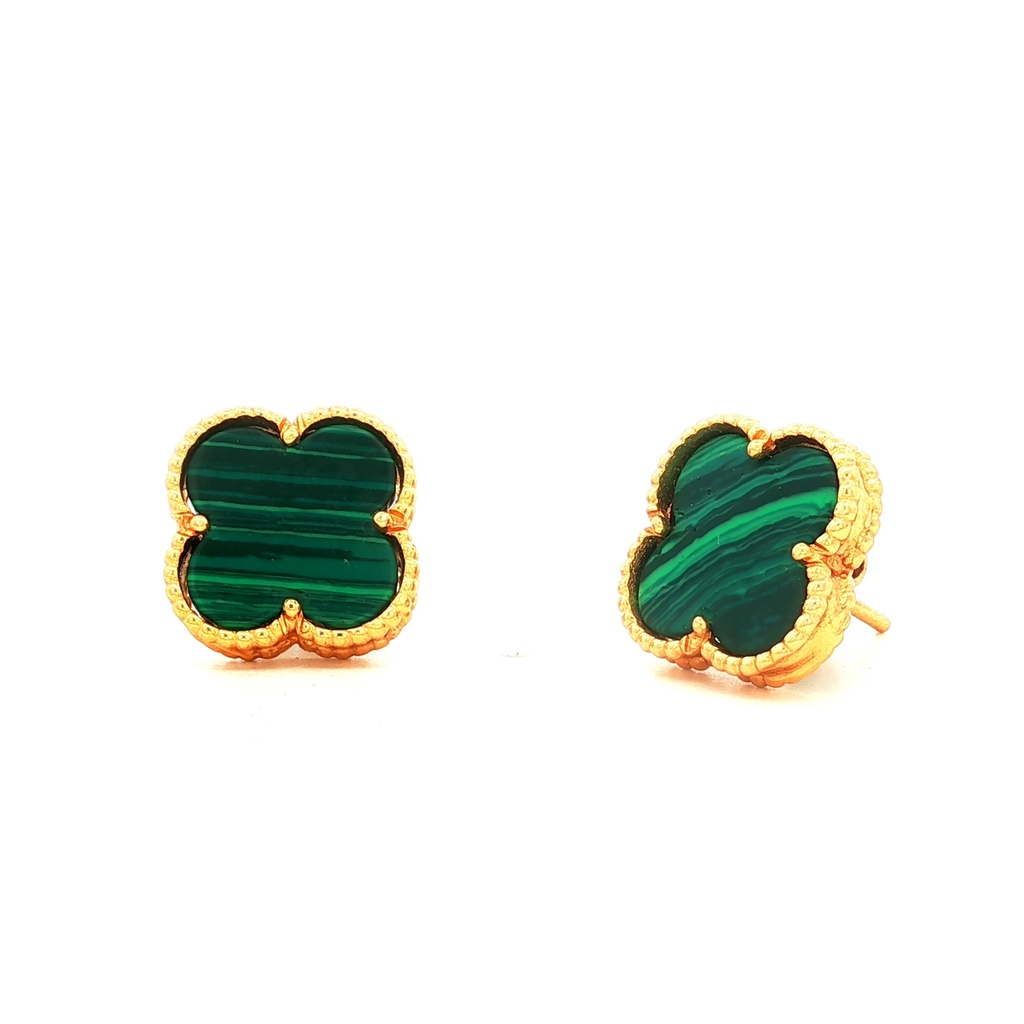 TOPOS VAN CLEEF VERDE ORO AMARILLO 