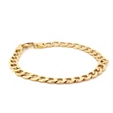 PULSERA CUBANA ORO AMARILLO               
