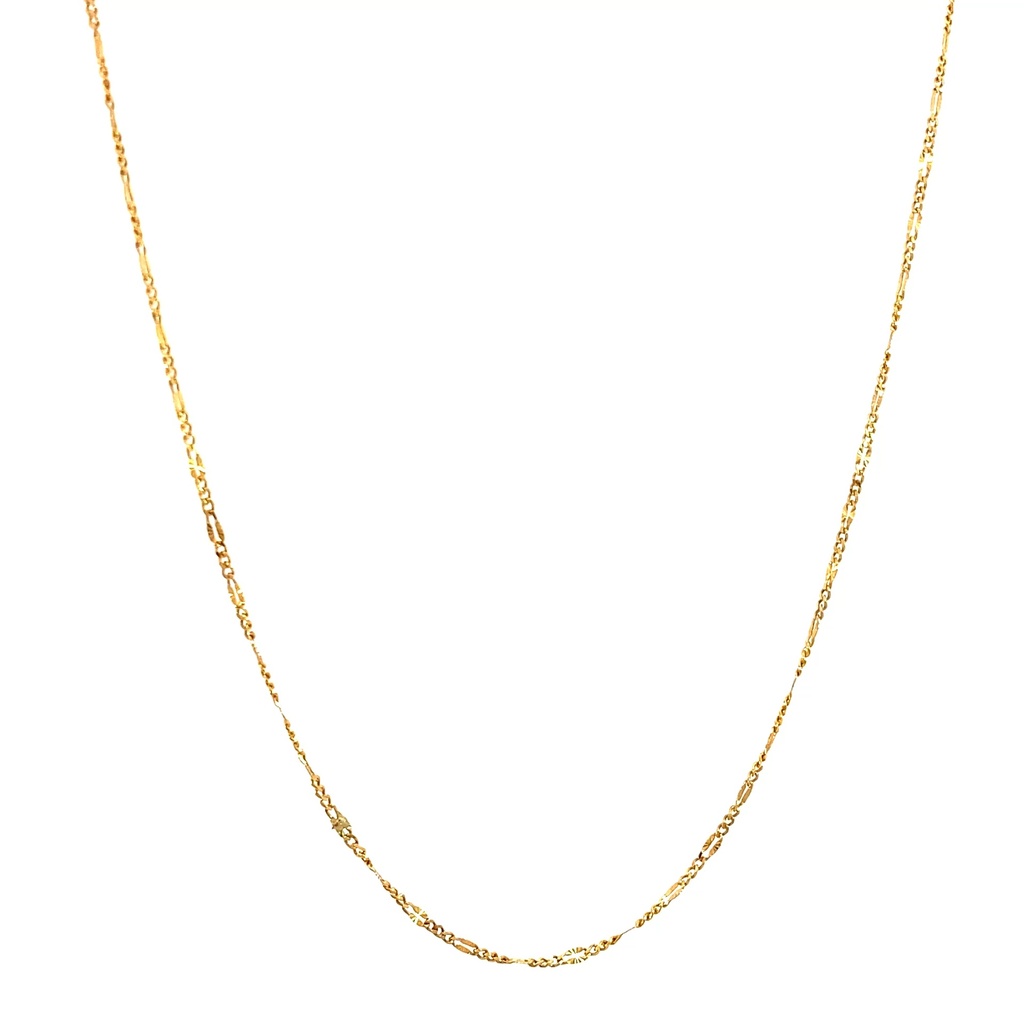 [FGR025D1GH] CADENA 3X1MINI DIAMANTADA ORO AMARILLO