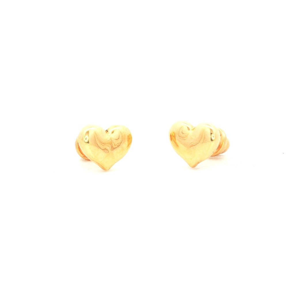 [HJ177] TOPOS CORAZON ORO AMARILLO