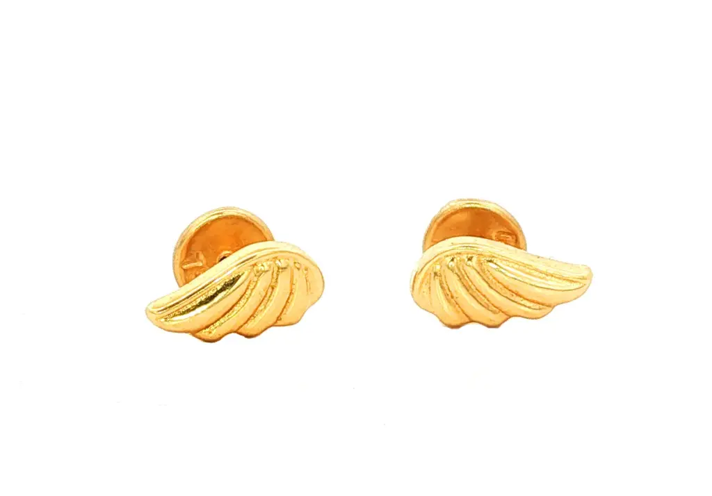 [HJ180] TOPOS ALAS DE ANGEL ORO AMARILLO
