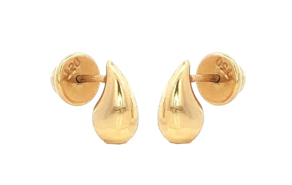 TOPOS GOTAS MEDIANAS ORO AMARILLO