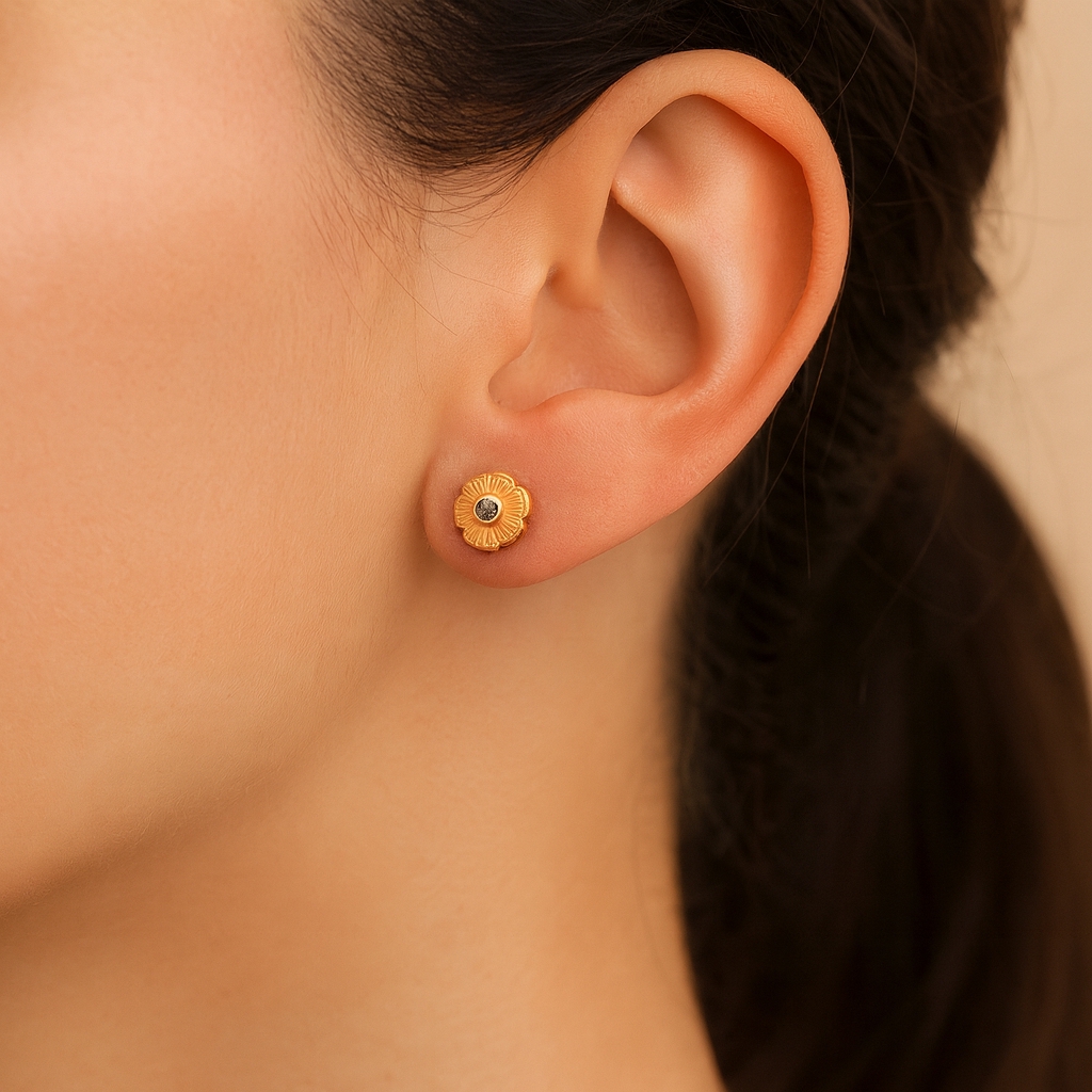 TOPOS FLOR ORO AMARILLO