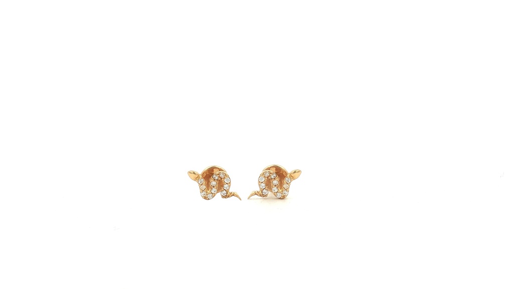 TOPOS SERPIENTE CASTING ORO AMARILLO