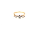 3 STONE DANCING RING ORO AMARILLO
