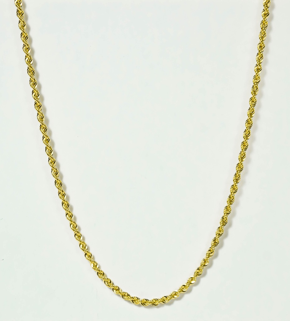 [060CV1260] CADENA FRANCISCANA ORO AMARILLO LASER ESPINATA