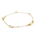 PULSERA ESPECIAL AROS ORO AMARILLO