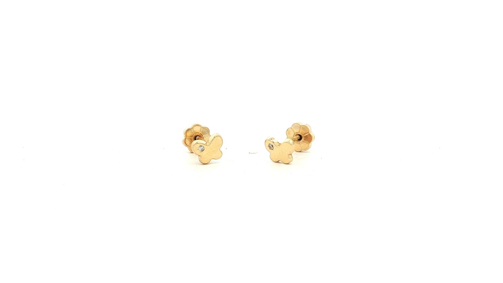 TOPOS  MINI MINI MARIPOSA C/P 1mm ORO AMARILLO