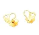 TOPOS CORAZON C/CALADO CORAZON ORO AMARILLO