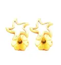 TOPOS ESTRELLA DE MAR "NACAR" ORO AMARILLO