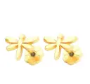 TOPOS LIBÉLULA ESPEJO ORO AMARILLO