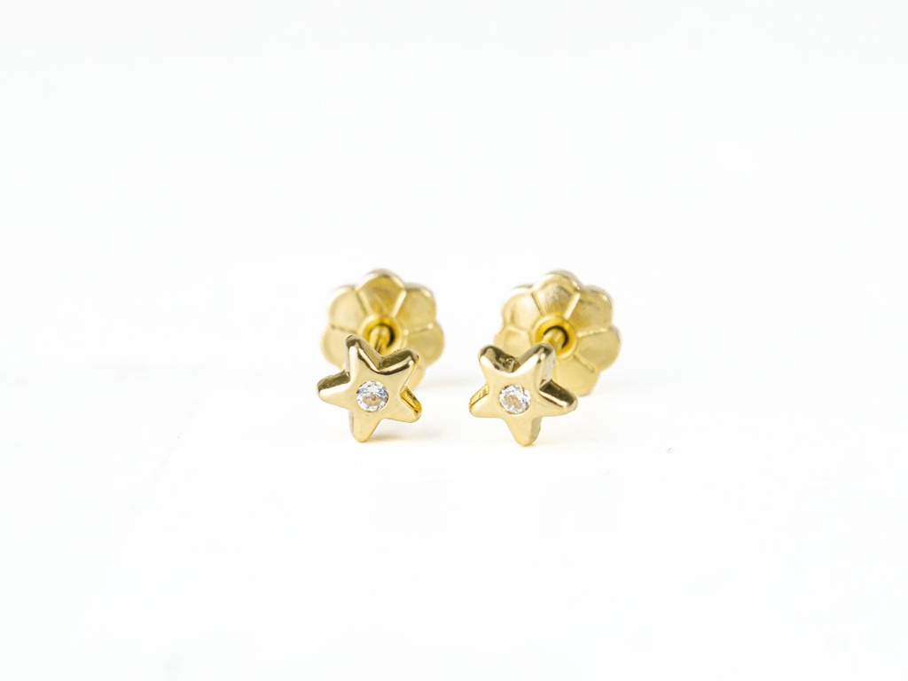 TOPOS MINI•ESTRELLA C/P 1.6mm ORO AMARILLO