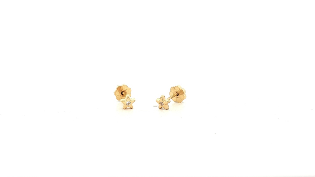 TOPOS MINI•ESTRELLA C/P 1.6mm ORO AMARILLO