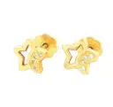 TOPOS ESTRELLA CALADA C/4 P. 0,80mm ORO AMARILLO