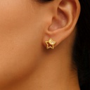 TOPOS ESTRELLA CALADA C/4 P. 0,80mm ORO AMARILLO