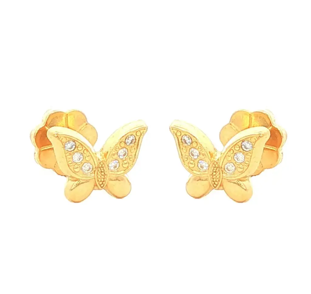 TOPOS MARIPOSA MOD-2 C/6 P. 0,80mm ORO AMARILLO
