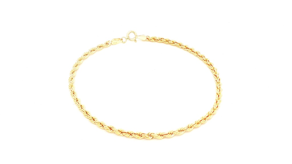 PULSERA CORDON ORO AMARILLO