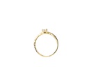 ANILLO HALO CASTING SOLITARIO ORO AMARILLO