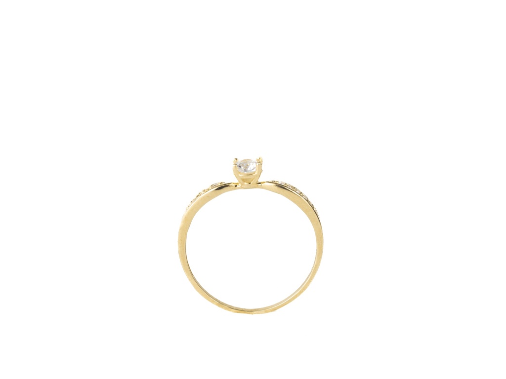 ANILLO CASTING SOLITARIO ORO AMARILLO