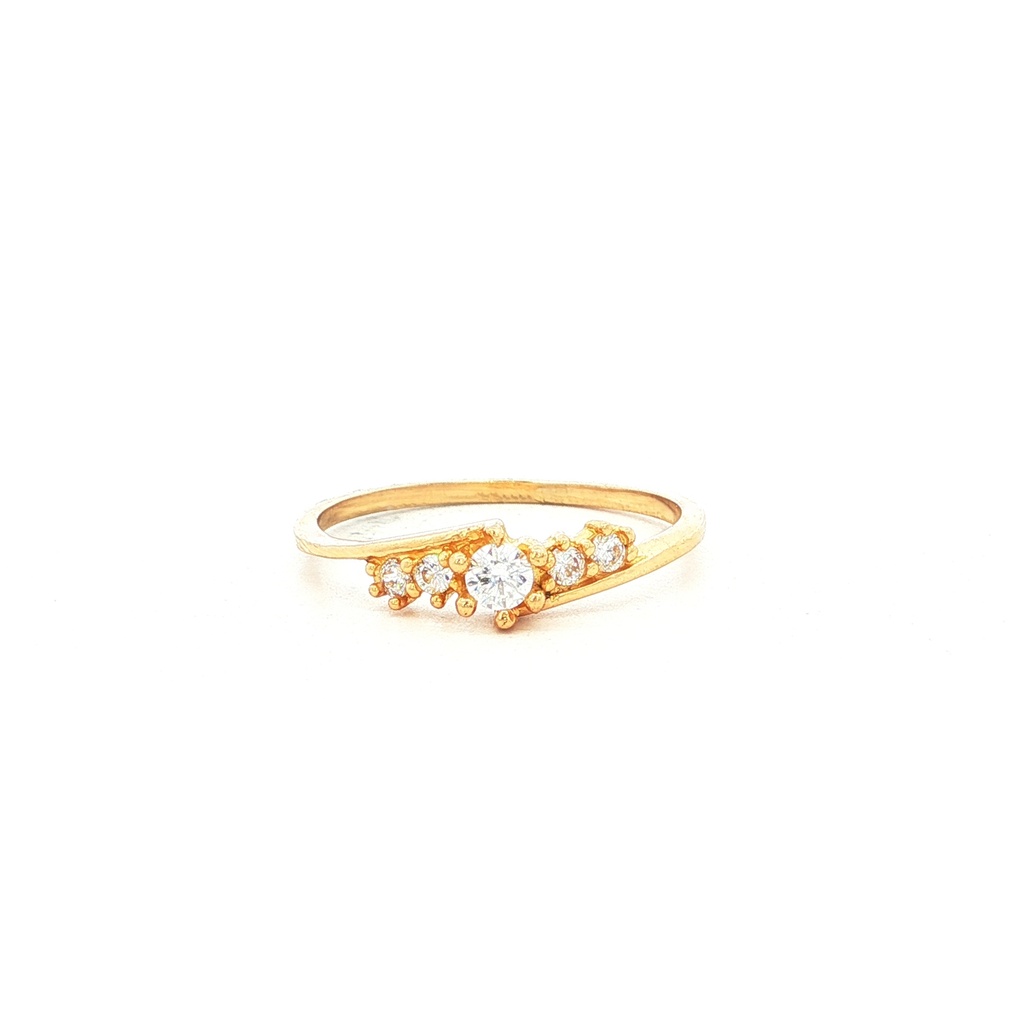 ANILLO SOLITARIO CASTING SEIS UÑAS ORO AMARILLO