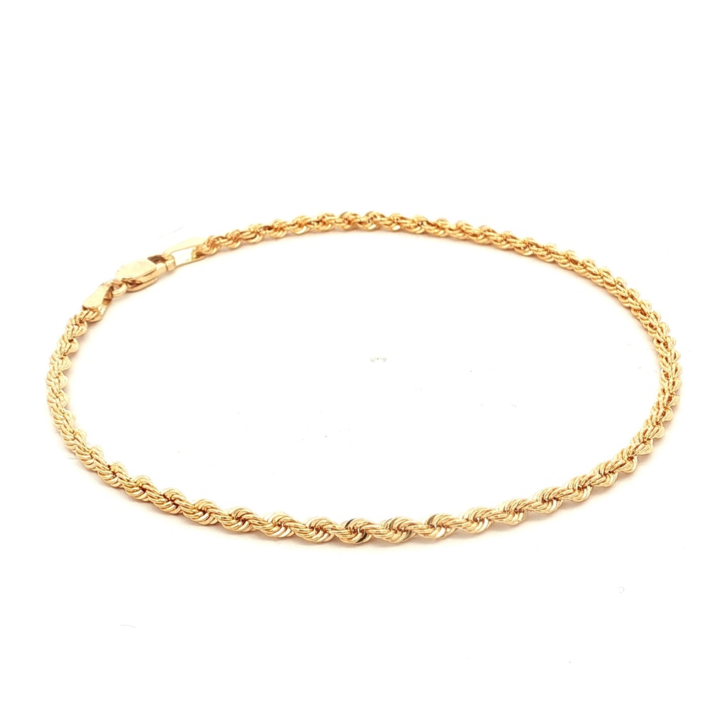 PULSERA CORDON ORO AMARILLO
