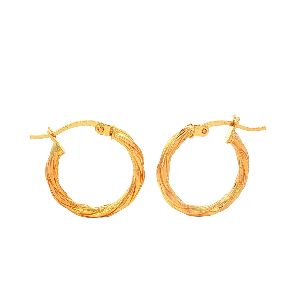 CANDONGAS MELCOCHA RAYADAS ORO AMARILLO