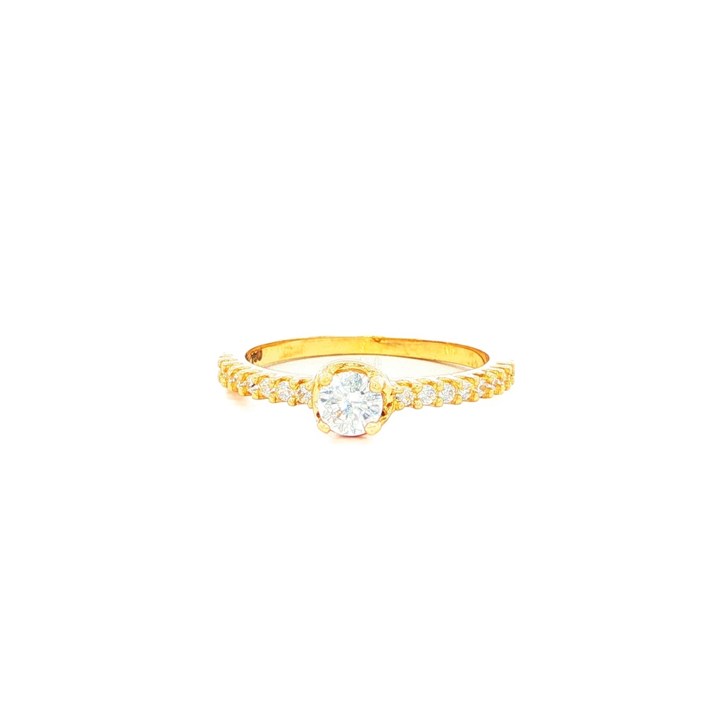 ANILLO SOLITARIO CASTING ORO AMARILLO