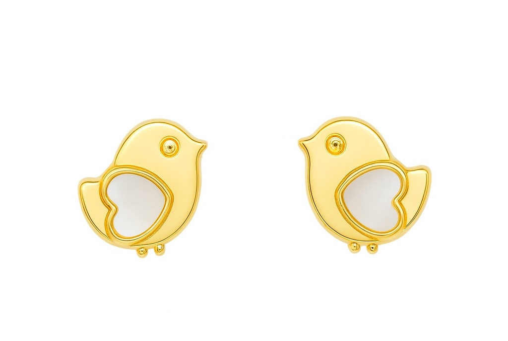 TOPOS POLLITO NACAR ORO AMARILLO 