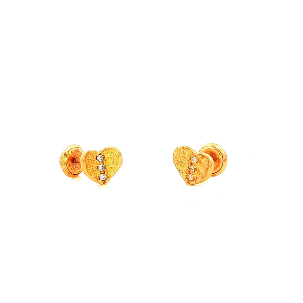 TOPOS CORAZON CASTING ORO AMARILLO