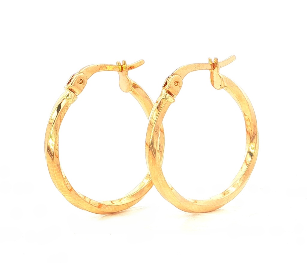 CANDONGAS MELCOCHAS LISAS ORO AMARILLO