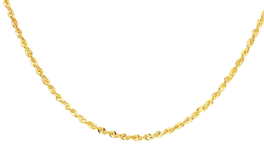 CADENA FRANCISCANA ORO AMARILLO GLITTER