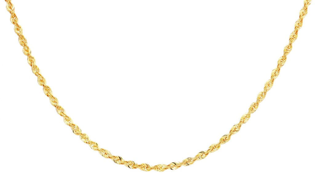 CADENA FRANCISCANA ORO AMARILLO GLITTER